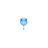 2 coupes menstruelles Satisfyer Dark Bleu FEEL GOOD 